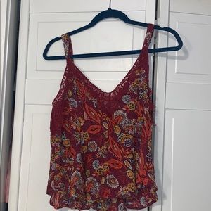 Free people intimates lace tank top